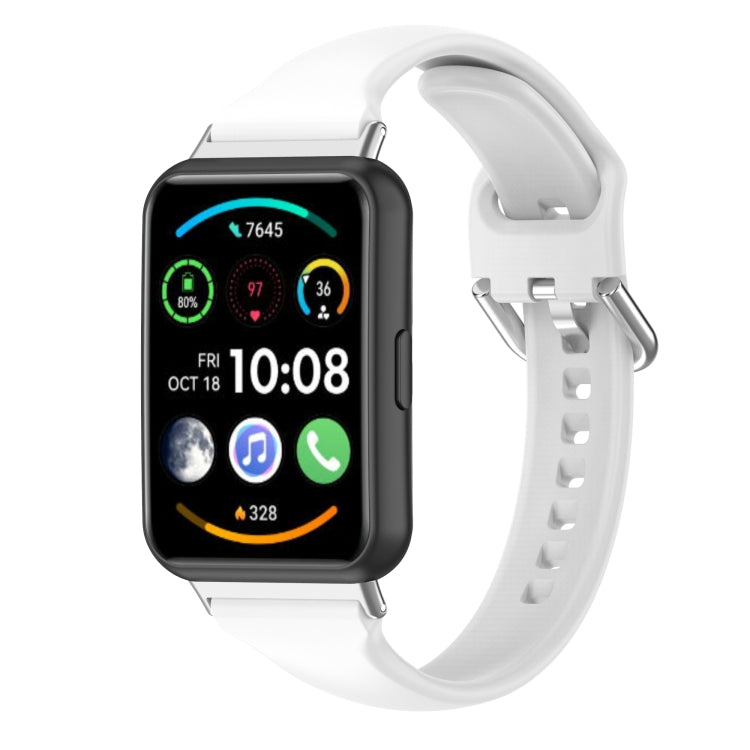 For Huawei Watch Fit 2 Small Waist Silicone Watch Band, S, L