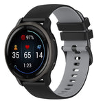 Small Plaid Texture Two-color Silicone Watch Band, For Suunto 5 Peak