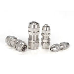 PM-4 LAIZE 2pcsNickel Plated Copper Straight Pneumatic Quick Connector, PM-4 (2pcs), PM-6 (2pcs), PM-8 (2pcs), PM-10 (2pcs), PM-12, PM-14, PM-16