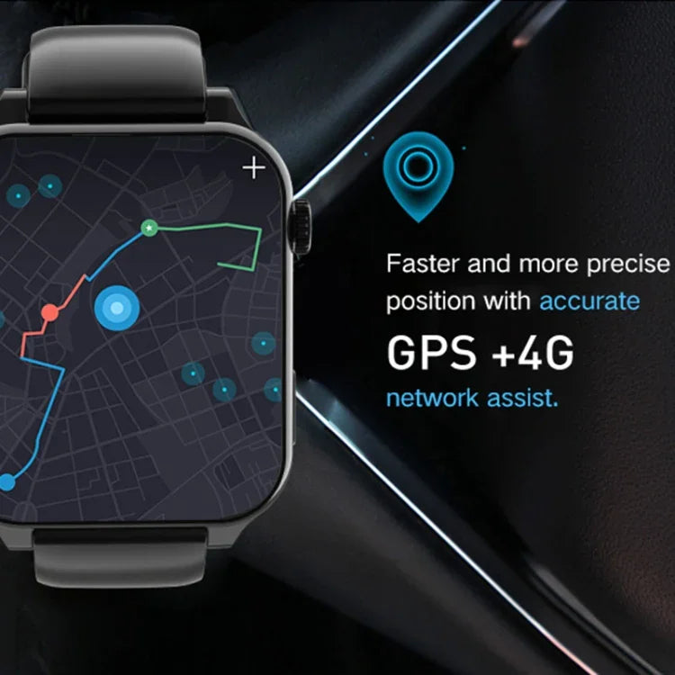 Rogbid Brave 3 1.99 inch TFT Screen Android 10 LTE 4G Smart Watch, Support Face Recognition, Brave 3
