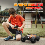 9500E 1:16 Full Scale Remote Control 4WD High Speed Car, 9500E(Red), 9500E(Orange)