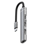USB-C / Type-C to 3.5mm + 2USB + Type-C HUB Docking Station