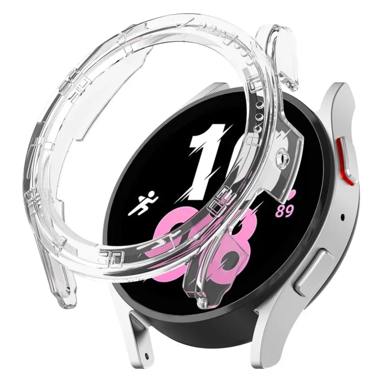 Half Coverage PC Watch Protective Case with Scale, For Samsung Galaxy Watch5 / Watch4 44 mm