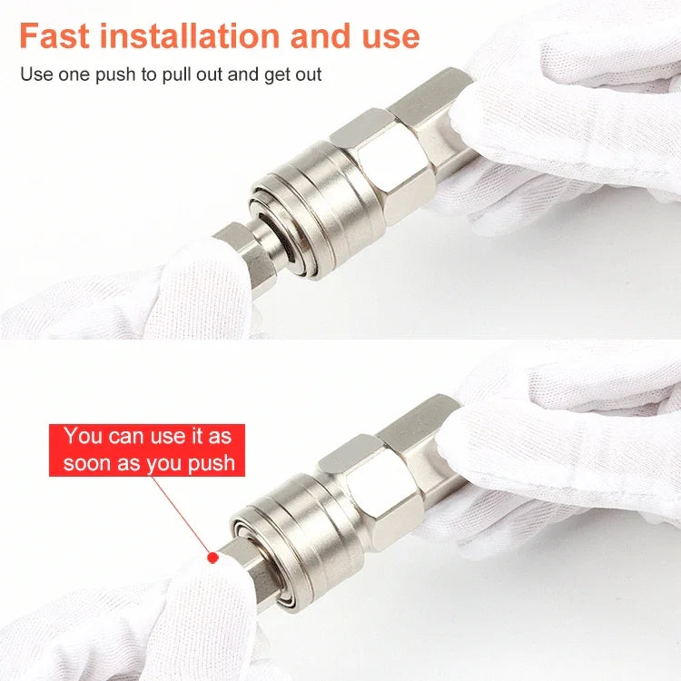 10pcs C-type Self-lock Pneumatic Quick Fitting Connector, PF-20, PH-20, PM-20, PP-20, SF-20, SH-20, SM-20, SP-20, PF-30, PH-30, PM-30, PP-30, SF-30, SH-30, SM-30, SP-30, PF-40, PH-40, PM-40, PP-40, SF-40, SH-40, SM-40, SP-40, SF+PF-20, SF+PF-30, SF+PF-...