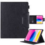 Solid Color Metal Buckle Leather Smart Tablet Case, For iPad 10th Gen 10.9 2022