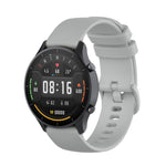 For Xiaomi Watch Color 22mm Small Plaid Texture Silicone Wrist Strap Watchband, 22mm