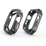 TPU + PC Carbon Fiber Shockproof Case For Apple Watch, Ultra 3 / 2 / 1 49mm