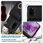 Ring Holder RFID Card Slot Phone Case, For Samsung Galaxy S20+
