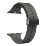 Solid Color Silicone Watch Band, For Apple Watch Series 8&7 41mm / SE 2&6&SE&5&4 40mm / 3&2&1 38mm, For Apple Watch Ultra 49mm / Series 8&7 45mm / SE 2&6&SE&5&4 44mm