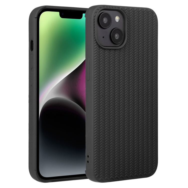 Weave Texture Silicone Phone Case, For iPhone 14, For iPhone 14 Plus, For iPhone 14 Pro, For iPhone 14 Pro Max, For iPhone 13