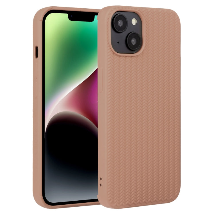 Weave Texture Silicone Phone Case, For iPhone 14, For iPhone 14 Plus, For iPhone 14 Pro, For iPhone 14 Pro Max, For iPhone 13