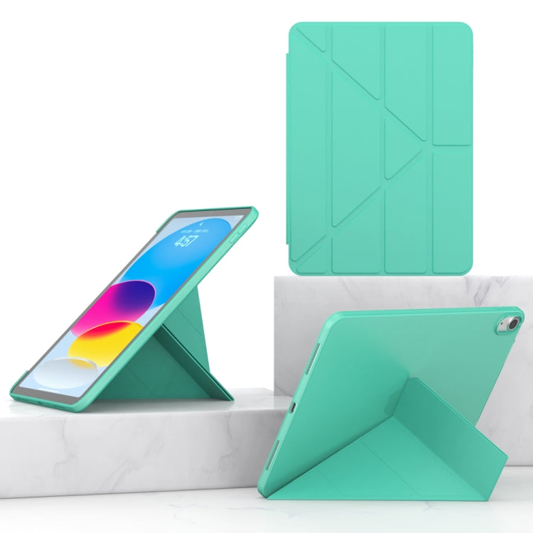 Multi-folding TPU Leather Smart Tablet Case, For iPad 10th Gen 10.9 2022
