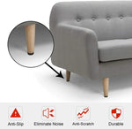 40 in 1 38mm Round Plaid EVA Table Sofa Slip-proof Noise-reducing Foot Pads, 38mm