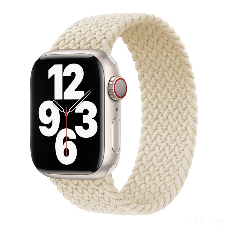 Nylon Single-turn Braided Watch Band For Apple Watch Series 8&7 41mm / SE 2&6&SE&5&4 40mm / 3&2&1 38mm, For Apple Watch Series 8&7 41mm,135mm, For Apple Watch Series 8&7 41mm, 135mm