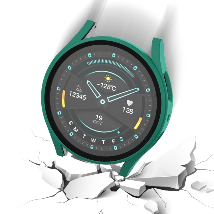Frosted PC + Tempered Film Integrated Watch Protective Case, For Samsung Galaxy Watch 5 40mm