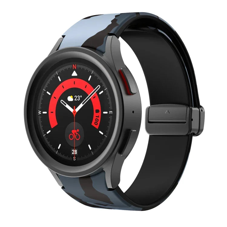 Magnetic Printed Silicone Watch Band, For Samsung Galaxy Watch5