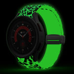 Magnetic Printed Silicone Watch Band, For Samsung Galaxy Watch5