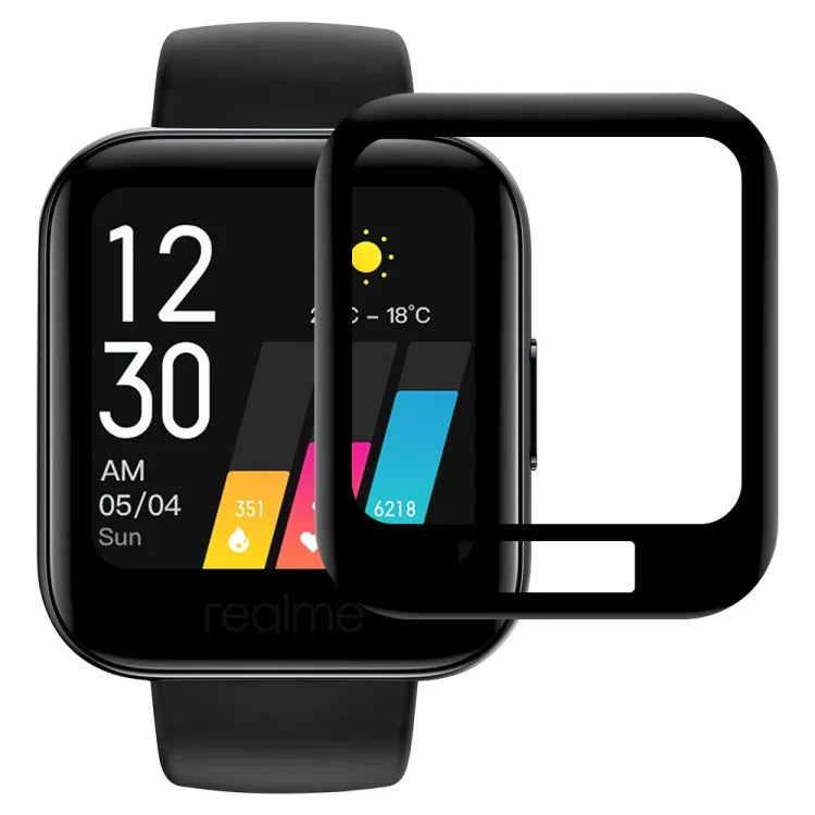 3D Surface Composite Soft Watch Film, For Amazfit GTS 2E, For Fitbit Charge 5, For Garmin Fenix 7S, For Keep Band B2, For OPPO Watch Free, For OPPO Watch SE, For Realme Watch 2, For Realme Watch T1, For Realme Watch, For Google Pixel Watch             ...
