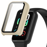PC + Tempered Glass Integrated Protective Watch Case, For Amazfit Band 7