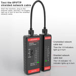 HABOTEST HT812A 2 in 1 Telephone Line Network Line Tester, HT812A
