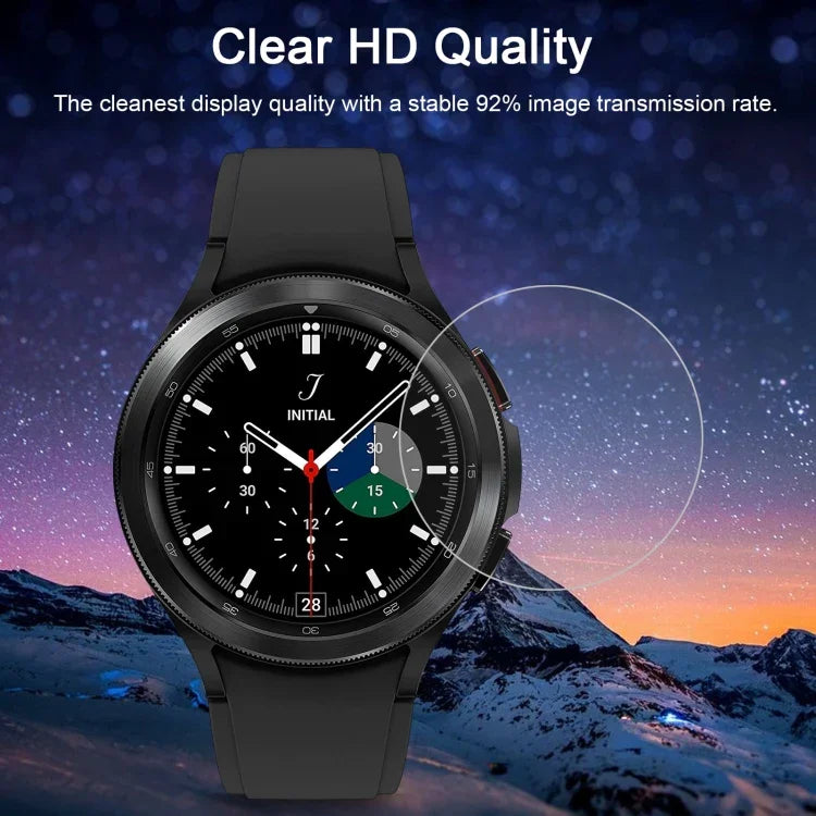 0.26mm 2.5D 9H Watch Tempered Glass Film Screen Protector, For Samsung Galaxy Watch4 Classic 46mm, For Samsung Galaxy Watch4 40mm