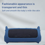 Bluetooth Speaker Portable Silicone Case with Shoulder Strap, Blue, Black, Red