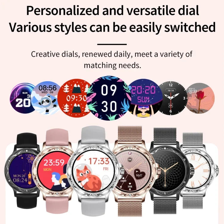 CF12 1.2 inch Waterproof Smart Steel Strap Wristband Support Heart Rate Monitoring / Blood Pressure Monitoring, CF12 Steel Strap (Black)