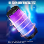 HOPESTAR P49 Tone Pulse RGB Light Waterproof Bluetooth Speaker, P49(Blue), P49(Black), P49(Grey)