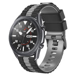 22mm Universal Ocean Style Silicone Two Color Watch Band