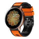 Universal Two Color Silicone Watch Band, 20mm, 22mm