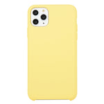 For iPhone 11 Solid Color Solid Silicone  Shockproof Case (Hibiscus Pink), For iPhone 11 Pro