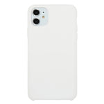 For iPhone 11 Solid Color Solid Silicone  Shockproof Case (Hibiscus Pink), For iPhone 11