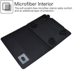 Suede Cross Texture Magnetic Clasp Leather Tablet Case, For 7 inch, For 8 inch, For 10 inch