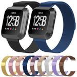 For Fitbit Versa Milanese Replacement Wrist Strap Watchband, S, L