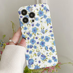 Water Sticker Flower Pattern PC Phone Case, For iPhone 13 Pro Max, For iPhone 13 Pro, For iPhone 13, For iPhone 13 mini
