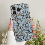 Water Sticker Flower Pattern PC Phone Case, For iPhone 12 Pro Max, For iPhone 12 Pro, For iPhone 12, For iPhone 12 mini