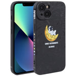 Astronaut Pattern Silicone Straight Edge Phone Case, For iPhone 14, For iPhone 14 Plus, For iPhone 14 Pro, For iPhone 14 Pro Max, For iPhone 13, For iPhone 13 Pro