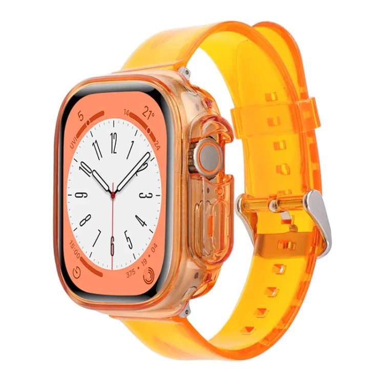 Glacier Jelly Clear TPU Case Watch Band, For Apple Watch Ultra 3 / 2 / 1 49mm