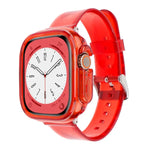 Glacier Jelly Clear TPU Case Watch Band, For Apple Watch Ultra 3 / 2 / 1 49mm