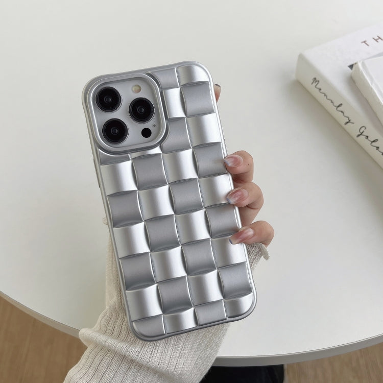 3D Cube Weave Texture Skin Feel Phone Case, For iPhone 14 Plus, For iPhone 13 Pro Max, For iPhone 13 Pro