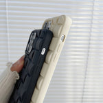 3D Cube Weave Texture Skin Feel Phone Case, For iPhone 12, For iPhone 11 Pro Max, For iPhone 11