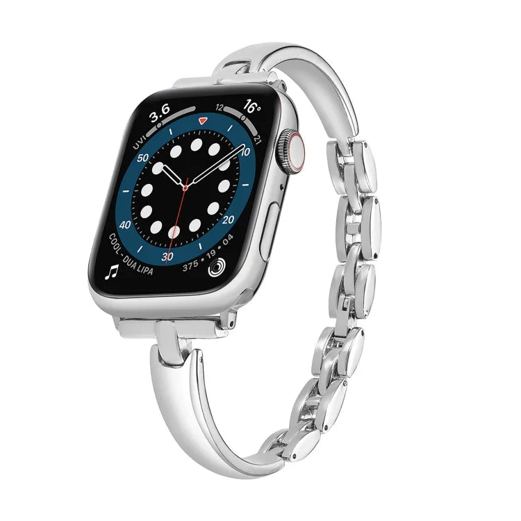 Bracelet Chain Metal Watch Band, For Apple Watch Series 8&7 45mm, For Apple Watch Series 8&7 41mm