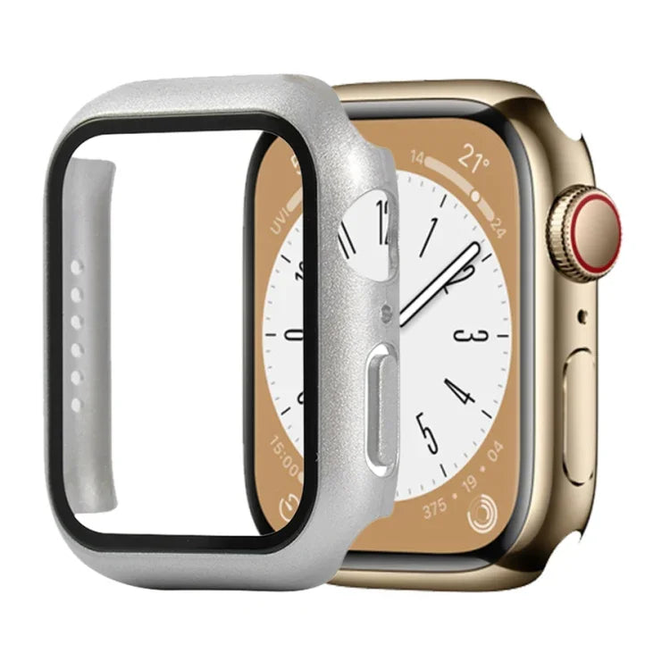 Shockproof PC+Tempered Glass Watch Protective Case, For Apple Watch Series 9 / 8 / 7 41mm, For Apple Watch Series 9 / 8 / 7 45mm