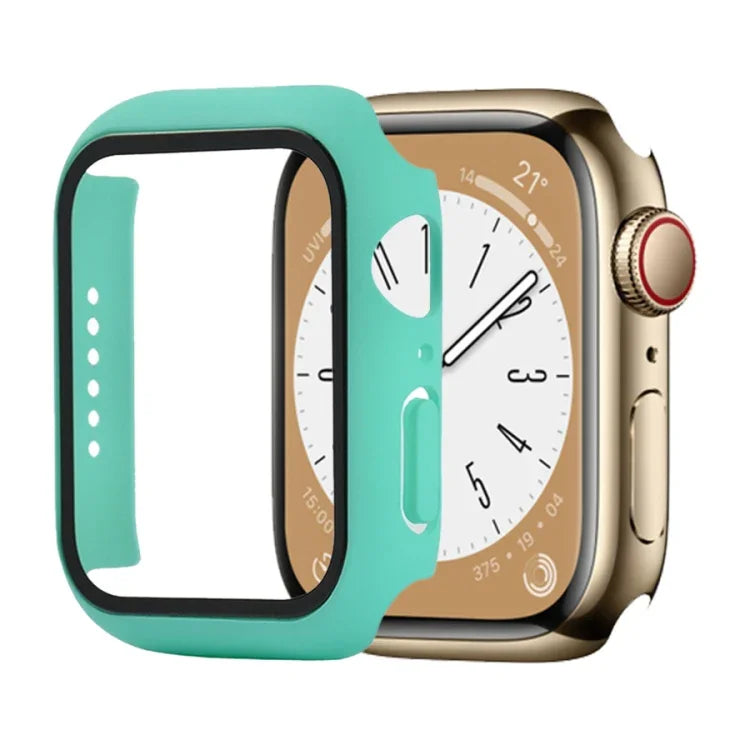 Shockproof PC+Tempered Glass Watch Protective Case, For Apple Watch Series 9 / 8 / 7 41mm, For Apple Watch Series 9 / 8 / 7 45mm