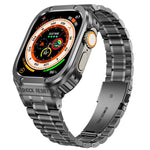 Metal Integrated Watch Protective Case, For Apple Watch Ultra 4 / 3 / 2 / 1 49mm, For Apple Watch Series SE 2025&6&SE&5&4 44mm, For Apple Watch Series 9 / 8 / 7 45mm