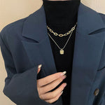 Ladies Alphabet Versatile Titanium Steel Necklace Twist Chain, XL2001, XL1951, XL1400, XL1437, XL2010, XL1505, XL1839, XL1864, XL1502, XL1570, XL1170, XL1459, XL1788, XL1780, XL1946, XL1089, XL1958, XL1983, XL1941, XL1944, XL1090, XL1114, XL1791, XL179...