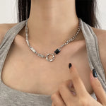 Ladies Alphabet Versatile Titanium Steel Necklace Twist Chain, XL2001, XL1951, XL1400, XL1437, XL2010, XL1505, XL1839, XL1864, XL1502, XL1570, XL1170, XL1459, XL1788, XL1780, XL1946, XL1089, XL1958, XL1983, XL1941, XL1944, XL1090, XL1114, XL1791, XL179...