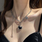 Ladies Alphabet Versatile Titanium Steel Necklace Twist Chain, XL2001, XL1951, XL1400, XL1437, XL2010, XL1505, XL1839, XL1864, XL1502, XL1570, XL1170, XL1459, XL1788, XL1780, XL1946, XL1089, XL1958, XL1983, XL1941, XL1944, XL1090, XL1114, XL1791, XL179...