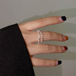 Platinum Plated Ladies Vintage Wear Combination Ring, J2100, J2225, J2160, J2212, J2243, J2246, J2310, J2996, J3021, J3023, J3024, J3063, J3064, J3012, J3032, J2708, J2284, J2046, J2083, J2085, J2089, J2144, J2112, J2639, J2792, J2901, J2203, J2173