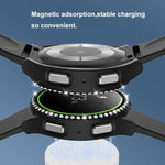 Single Row Diamond PC + Tempered Glass Watch Case, For Samsung Galaxy Watch5 44mm